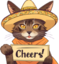 Dustycheers emote for Discord