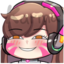 DvaSmug emote for Discord