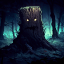 dwoodSCARY static emote for Discord, Twitch and Slack