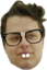 dzikuNerd emote for Discord