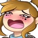 emmabeeGASM static emote for Discord, Twitch and Slack
