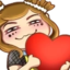 emmabeeHEART emote for Discord
