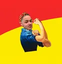 emoneyRosieTheRiveter emote for Discord