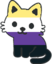 EnbyCat emote for Discord