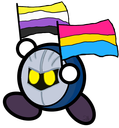 EnbyPanPride static emote for Discord, Twitch and Slack