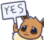 endwlEeveeYes emote for Discord