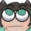 eninabLookingUp emote for Discord