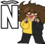 EnieWeird emote for Discord