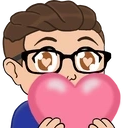 eroinaLove static emote for Discord, Twitch and Slack