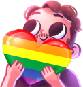 elliottPride static emote for Discord, Twitch and Slack