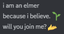 elmers4life emote for Discord