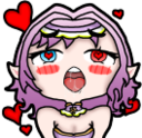 elyahegao static emote for Discord, Twitch and Slack