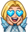 EmmaHeartEyes emote for Discord