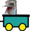 EmuPogWagon emote for Discord