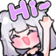 eyesha3Hi emote for Discord