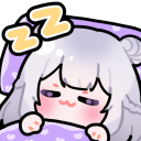eyesha3Sleep static emote for Discord, Twitch and Slack