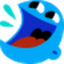 facebluesmiling emote for Discord