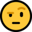facewithraisedeyebrowmicrosoft emote for Discord