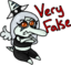 fangveryfalse emote for Discord
