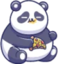 FatPandaEatPizza emote for Discord