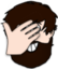 FacepalmBeard emote for Discord