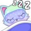 fauxpawSleep emote for Discord