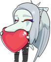 fangheart static emote for Discord, Twitch and Slack