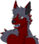 FadethewolfGrowl emote for Discord