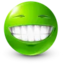 facegreenwidesmile emote for Discord