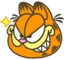 evilGarfield emote for Discord