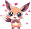 eveeheart emote for Discord