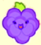 evilGrape emote for Discord