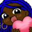 evilla7Heart emote for Discord