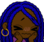 evilla7blush emote for Discord