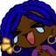evilla7laugh emote for Discord