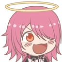 ExusiaiHappy static emote for Discord, Twitch and Slack