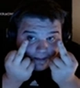 exhiieFuck static emote for Discord, Twitch and Slack