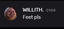 feetpls emote for Discord
