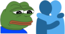 FeelsBadManPeopleHugging static emote for Discord, Twitch and Slack