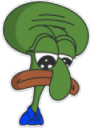 FeelsSquidwardMan static emote for Discord, Twitch and Slack
