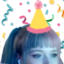 FeelsBirthdayGlass emote for Discord