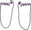 feet emote for Discord