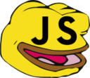 FeelsJavaScriptMan static emote for Discord, Twitch and Slack