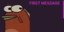 FirstTimeChatterWeird emote for Discord