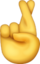 fingerscrossed emote for Discord