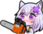 fillyChainsaw emote for Discord