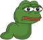 feelsWormMan emote for Discord