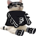 Fewmesitting static emote for Discord, Twitch and Slack