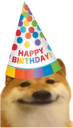 feelsBirthdayMan static emote for Discord, Twitch and Slack