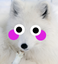 flushedFox emote for Discord